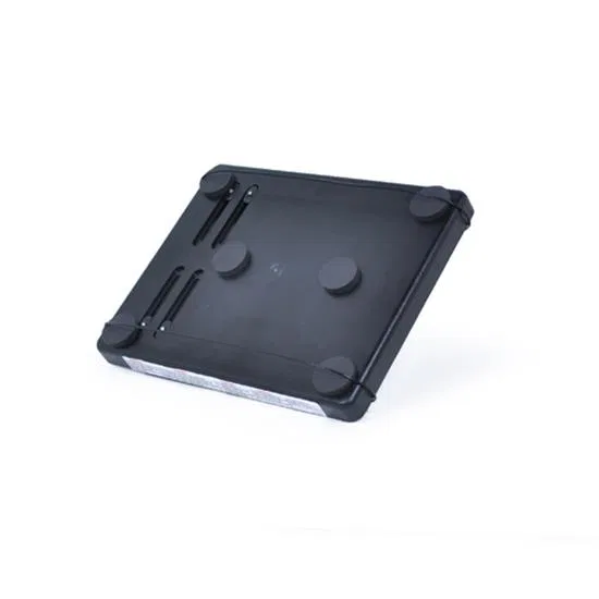 425-5215 – JOTTO CARGO Laptop Mount Base, Mounts to Articulated or Straight Arm Black ABS With Two 22 Inch Cable